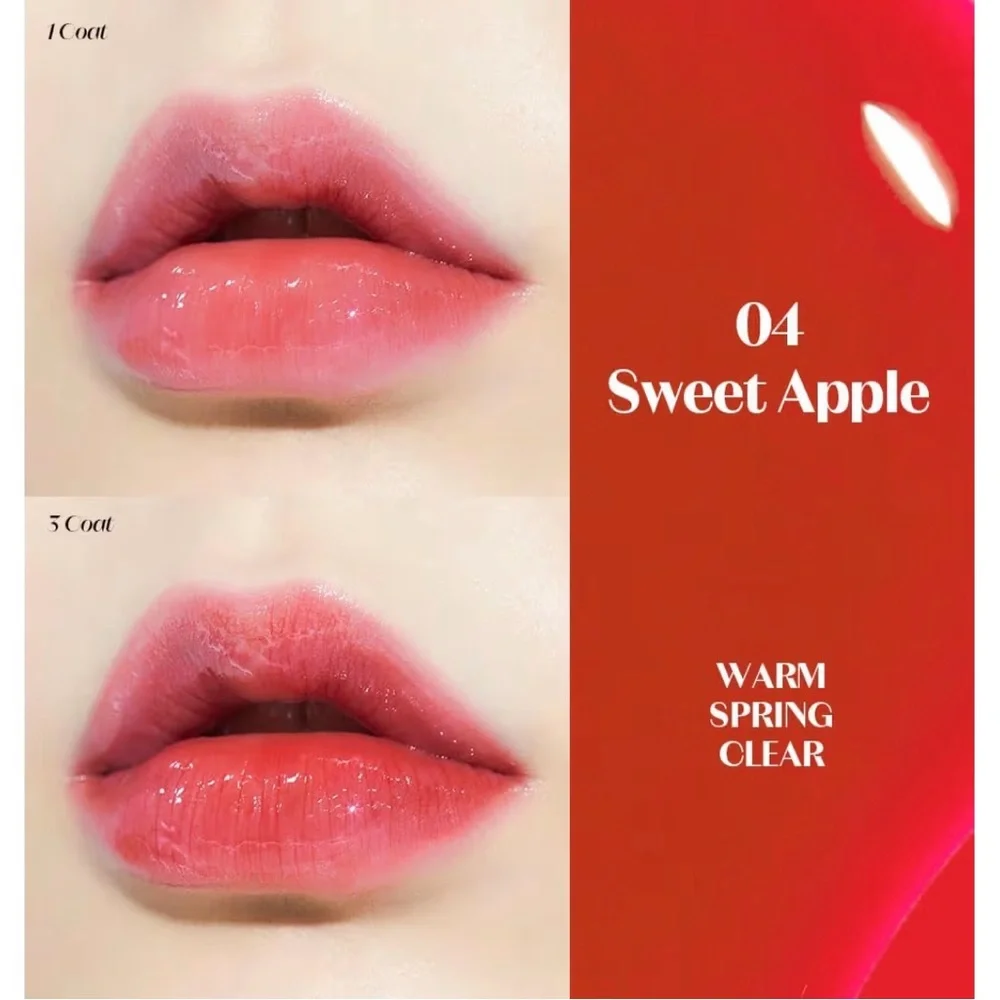 Oil Tint Lip Gloss - 04 Sweet Apple